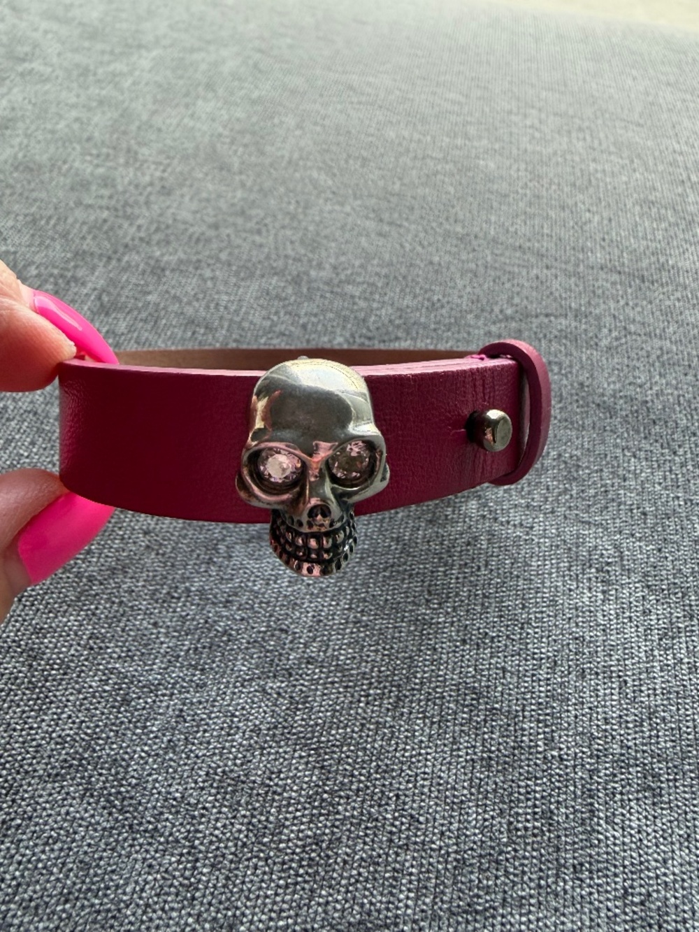 Alexander McQueen Leather Bracelet